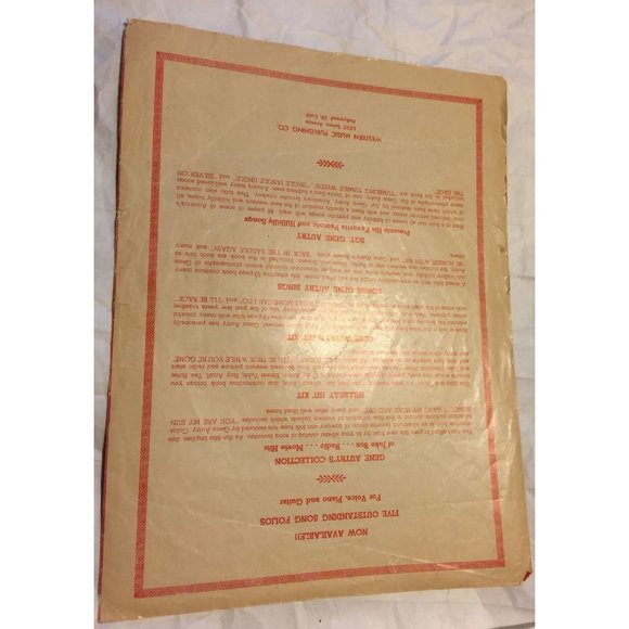 Here Comes Santa Claus by Gene Autry & Oakley Haldeman Vintage Sheet Music - Picture 12 of 12